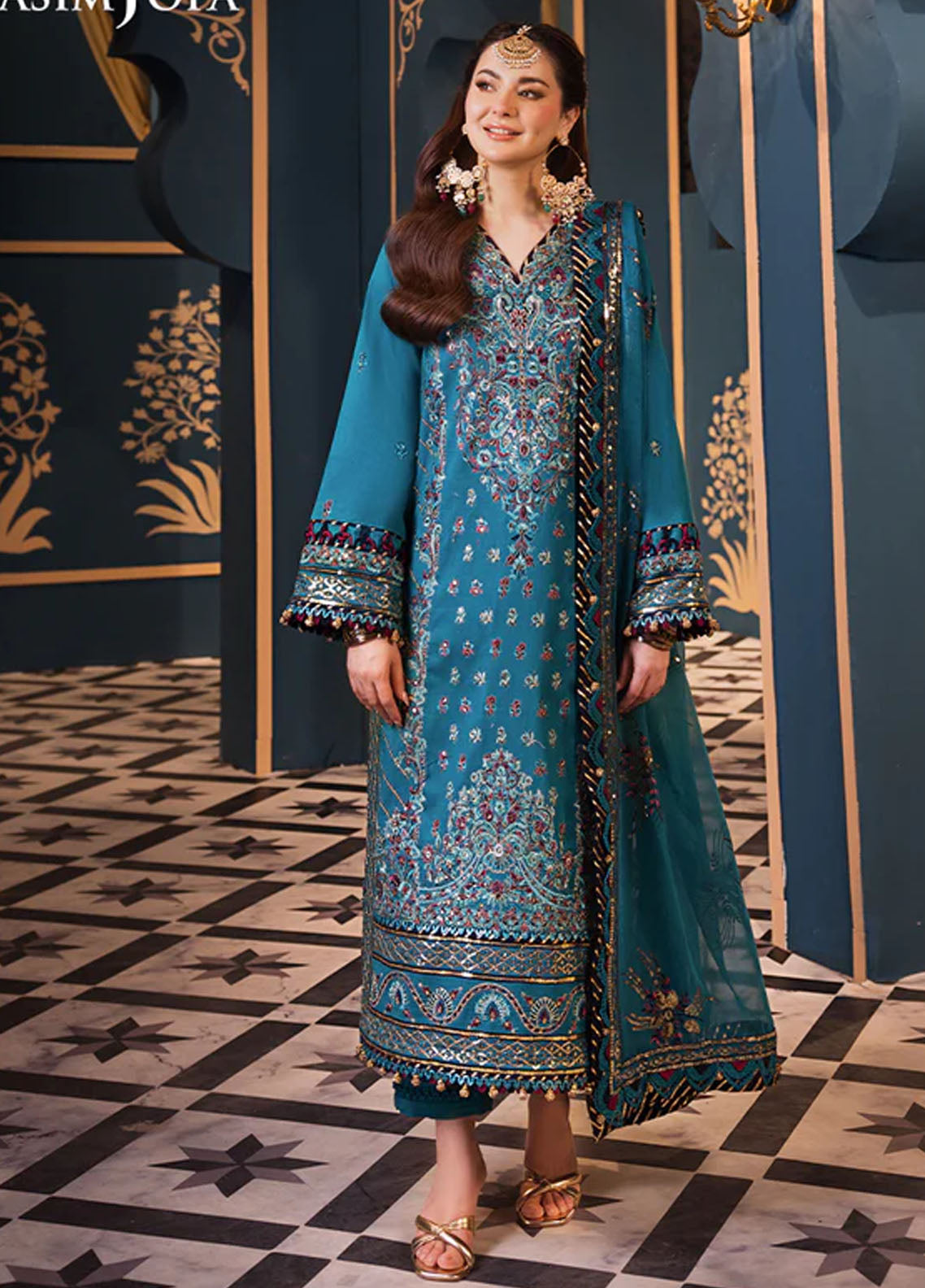 Fasana-e-Ishq By Asim Jofa Eid Luxury Lawn Collection 2024 AJFI-20