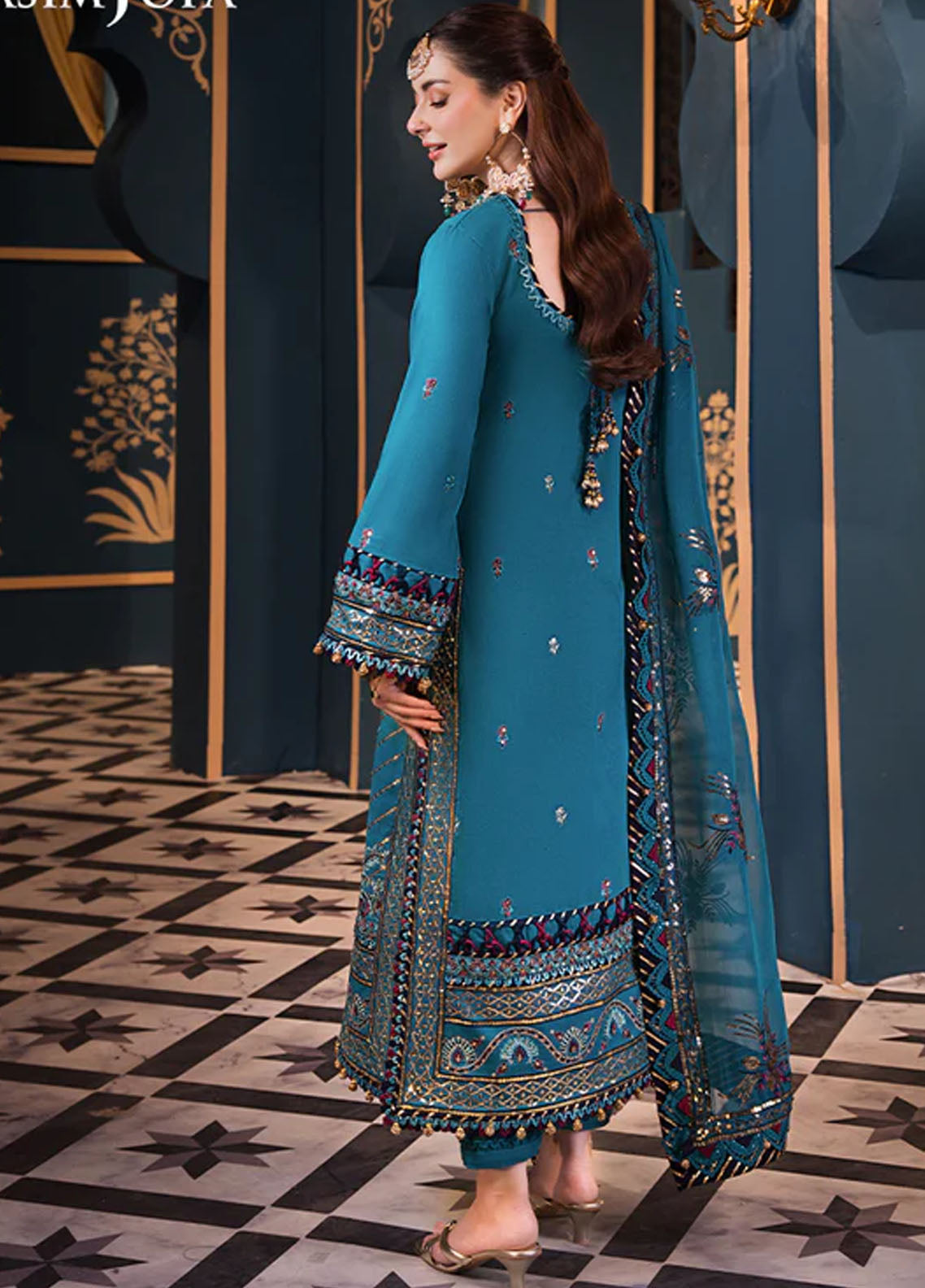 Fasana-e-Ishq By Asim Jofa Eid Luxury Lawn Collection 2024 AJFI-20