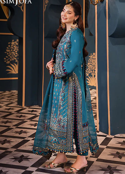 Fasana-e-Ishq By Asim Jofa Eid Luxury Lawn Collection 2024 AJFI-20