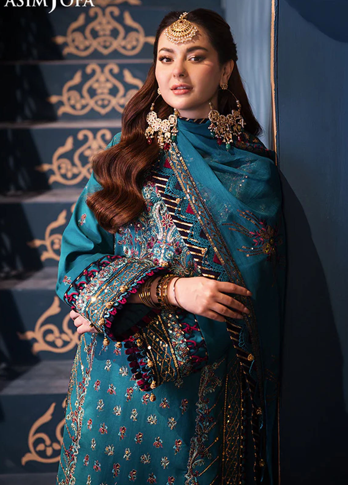 Fasana-e-Ishq By Asim Jofa Eid Luxury Lawn Collection 2024 AJFI-20