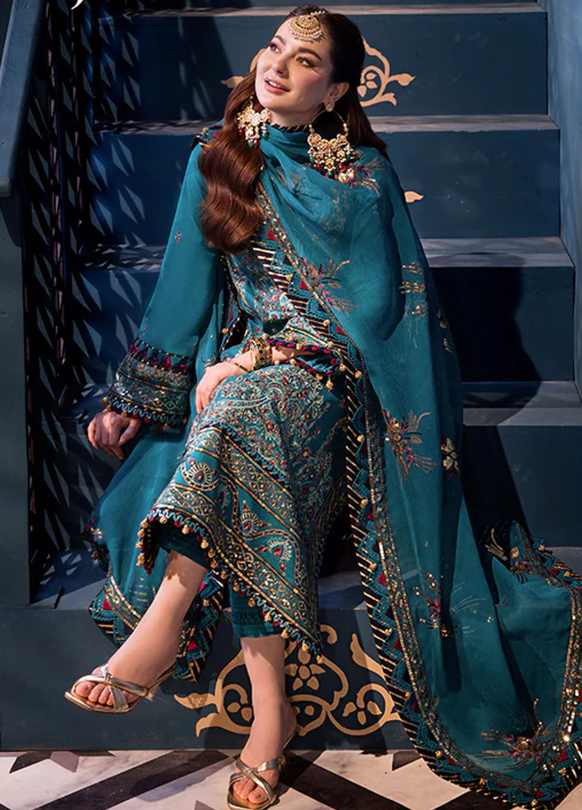 Fasana-e-Ishq By Asim Jofa Eid Luxury Lawn Collection 2024 AJFI-20