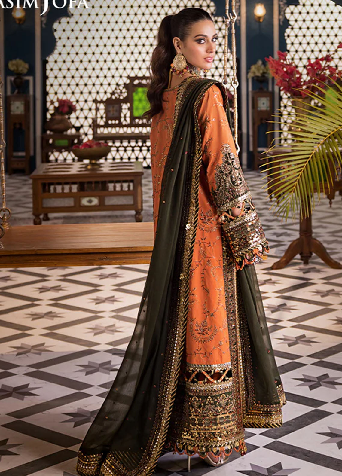 Fasana-e-Ishq By Asim Jofa Eid Luxury Lawn Collection 2024 AJFI-24