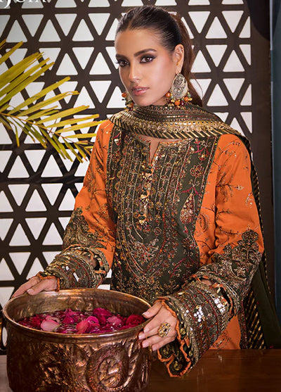 Fasana-e-Ishq By Asim Jofa Eid Luxury Lawn Collection 2024 AJFI-24