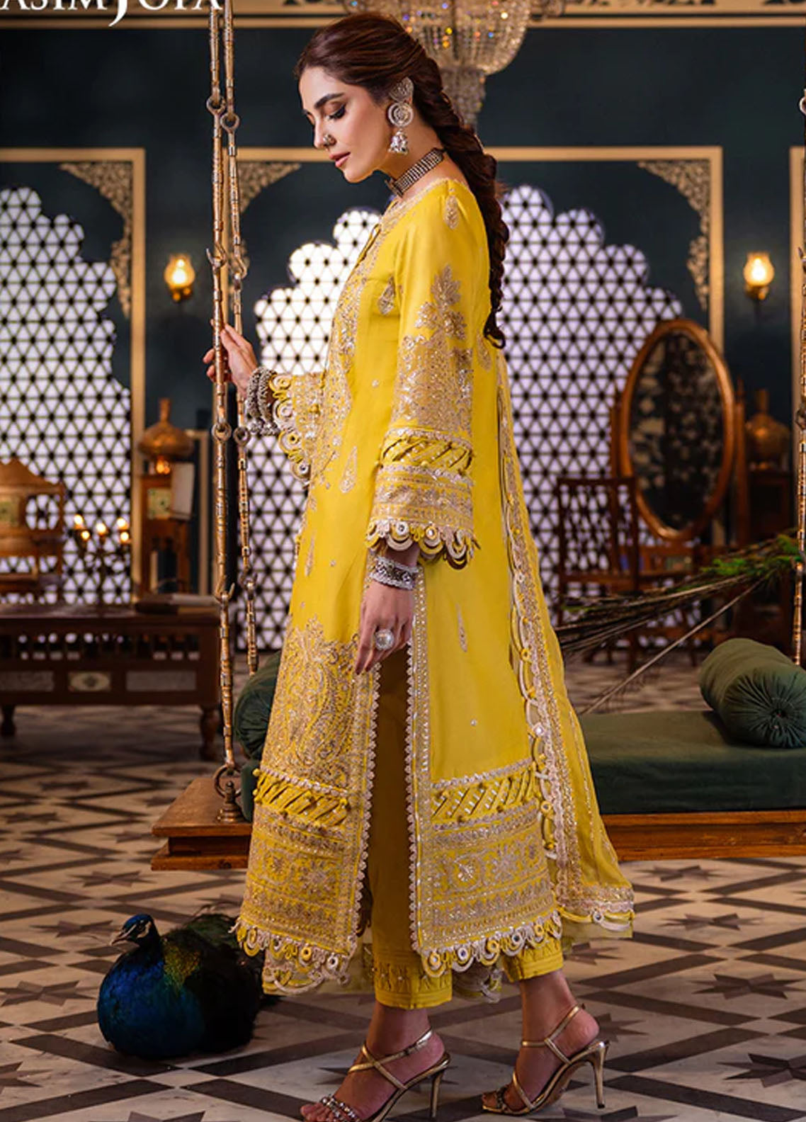 Fasana-e-Ishq By Asim Jofa Eid Luxury Lawn Collection 2024 AJFI-29