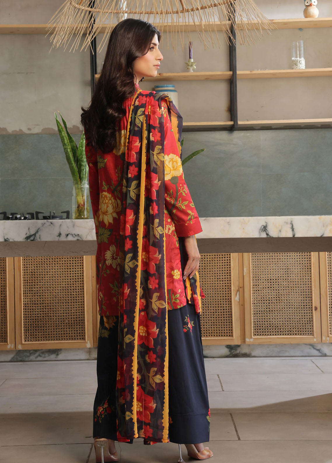 Feathers Pret Printed Lawn 3 Piece Suit Kohzest