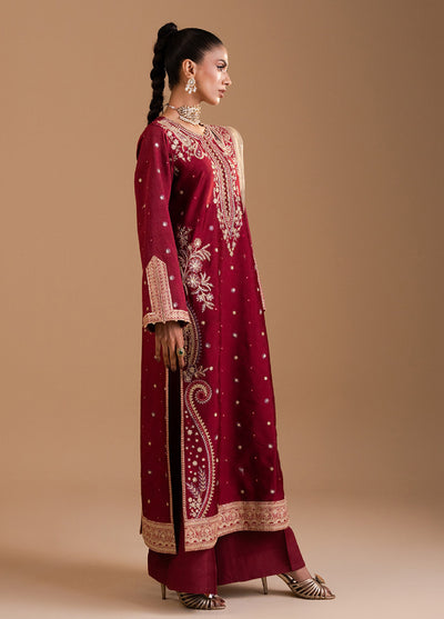 Afsanay by Zariya Luxury Embroidered Unstitched Chiffon 3 Piece Suits ZRY25LF D1 ZB50037 - Festive Collection