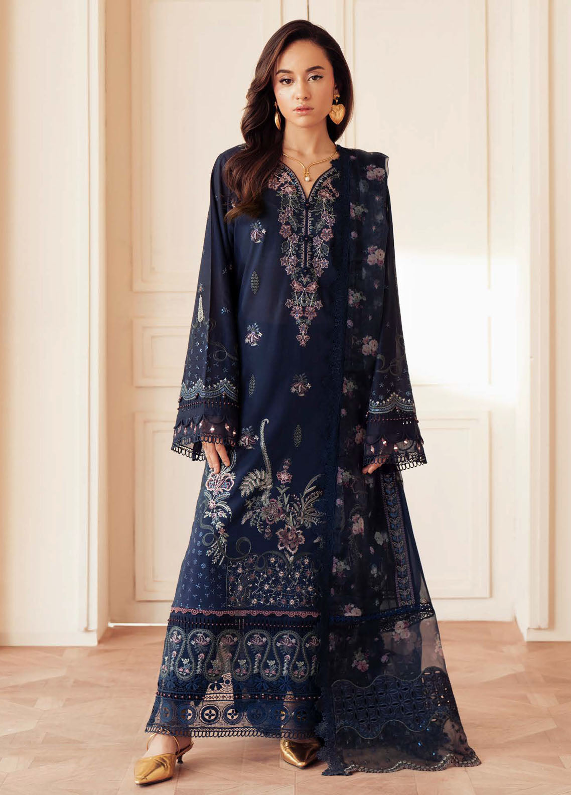 Feya by Nureh Embroidered Lawn Suits Unstitched 3 Piece NU25FEL FE-09