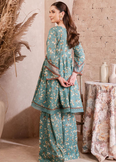 Fiore By Meerak Printed Linen Suit Unstitched 2 Piece MRK24FL Elma - Fall Collection