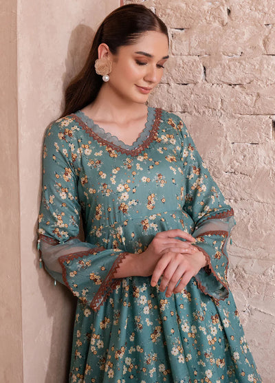 Fiore By Meerak Printed Linen Suit Unstitched 2 Piece MRK24FL Elma - Fall Collection