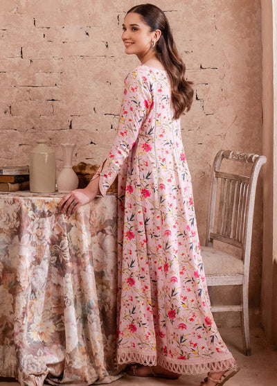 Fiore By Meerak Printed Linen Suit Unstitched 2 Piece MRK24FL Wisp - Fall Collection