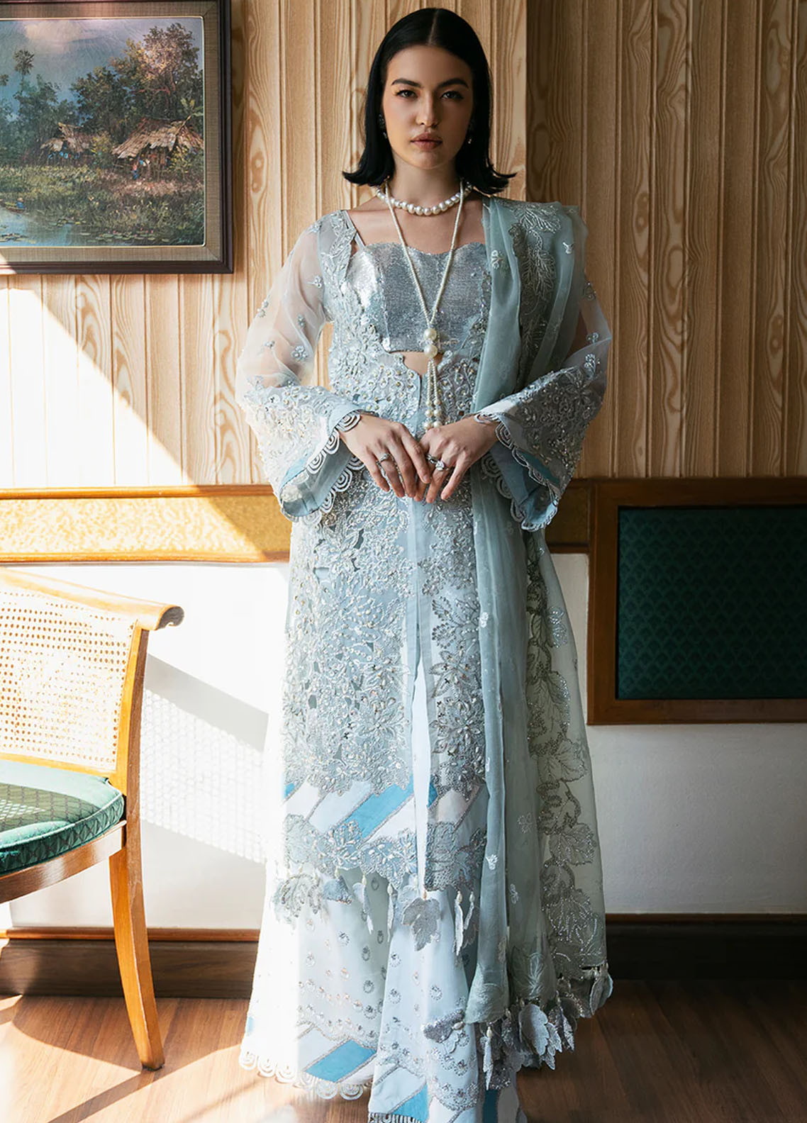 Fleurie By Saad Shaikh Unstitched Luxury Collection 2024 Vol-2 Lyla