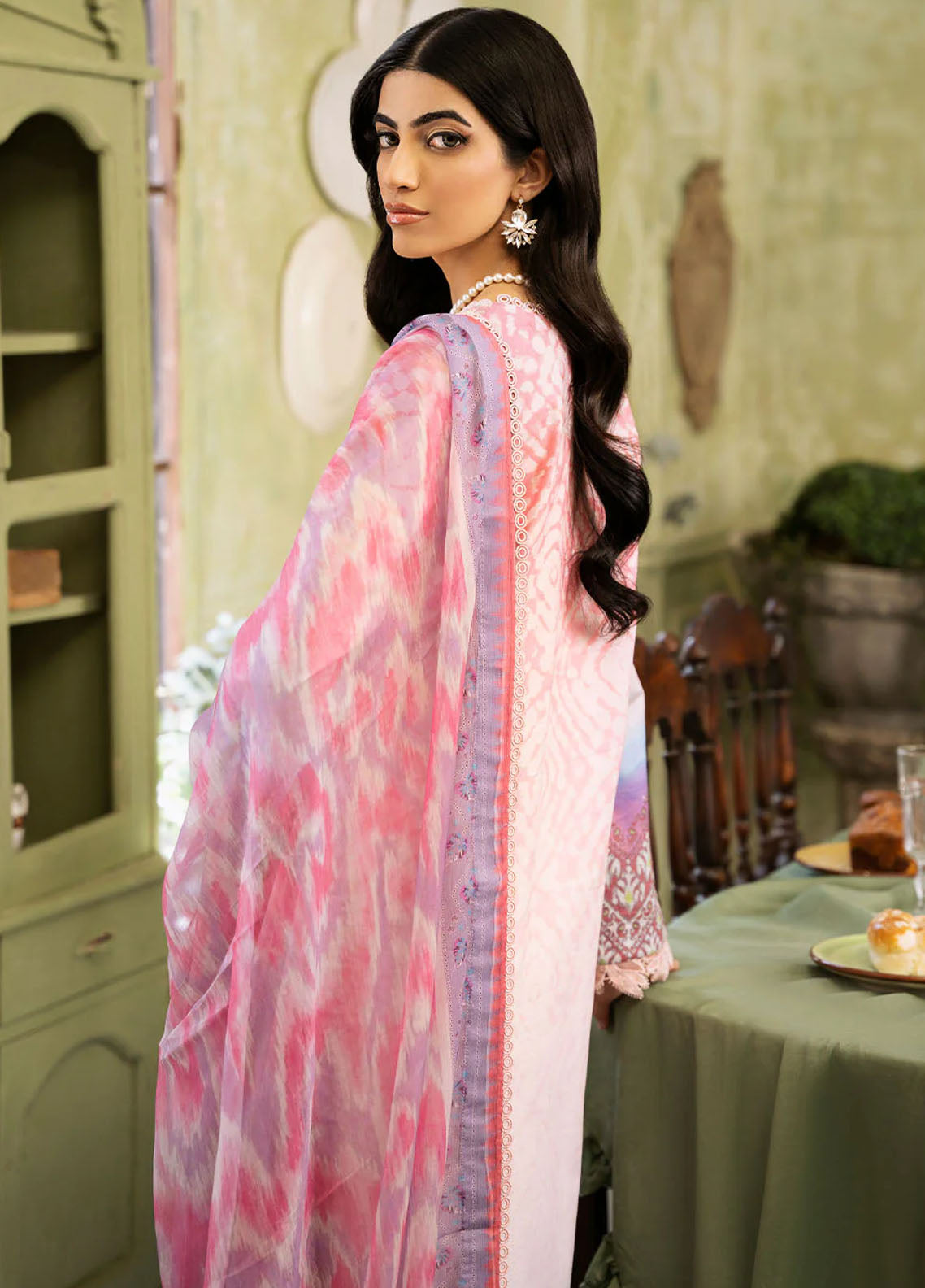 Flora by Roheenaz Unstitched Printed Lawn Collection 2024 RNP-01A Amara