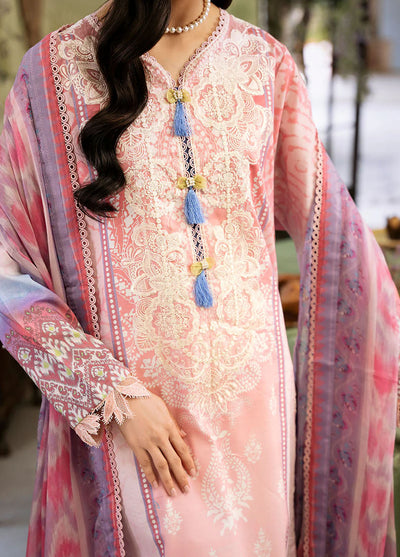 Flora by Roheenaz Unstitched Printed Lawn Collection 2024 RNP-01A Amara