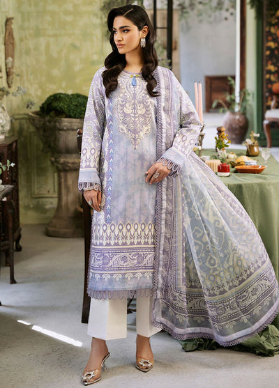 Flora by Roheenaz Unstitched Printed Lawn Collection 2024 RNP-02B Lumina