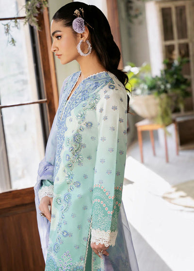 Flora by Roheenaz Unstitched Printed Lawn Collection 2024 RNP-04A Elysium