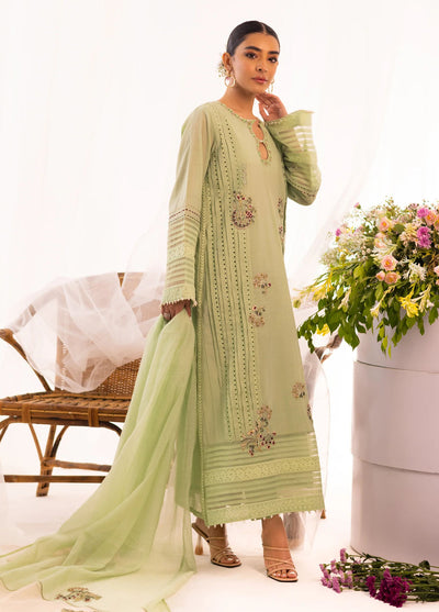 Hue Pret Pret Embroidered Lawn 3 Piece Suit HUE23F Lily