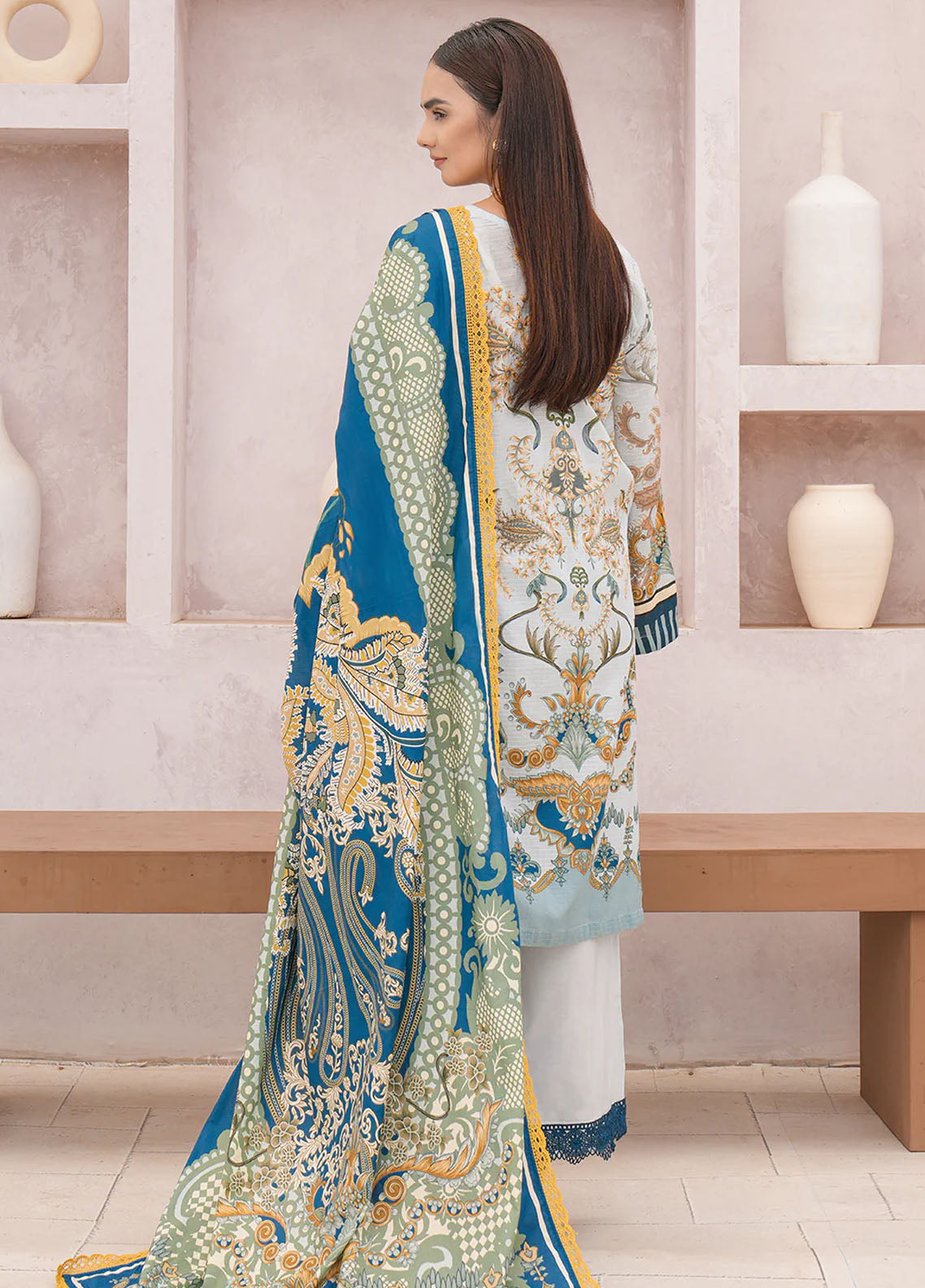 Floral Serenade By Meerak Unstitched Lawn Collection 2024 Botanic Dream