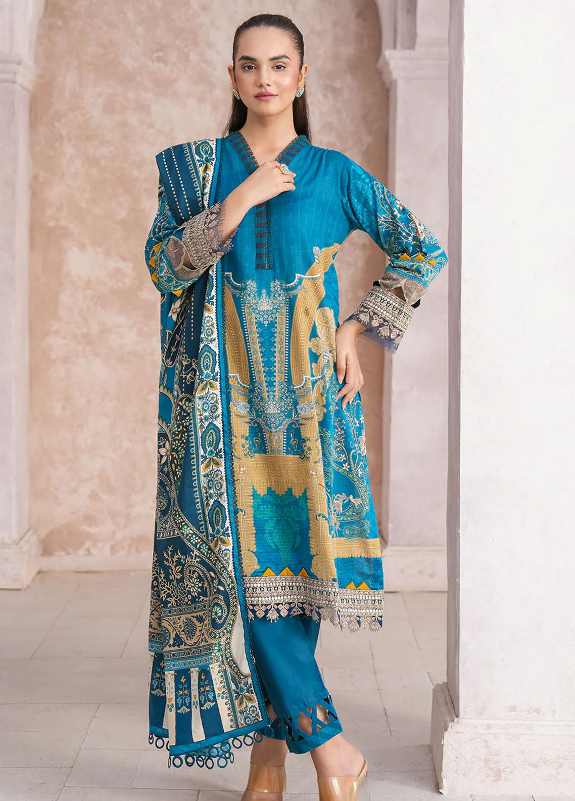 Floral Serenade By Meerak Unstitched Lawn Collection 2024 Florium