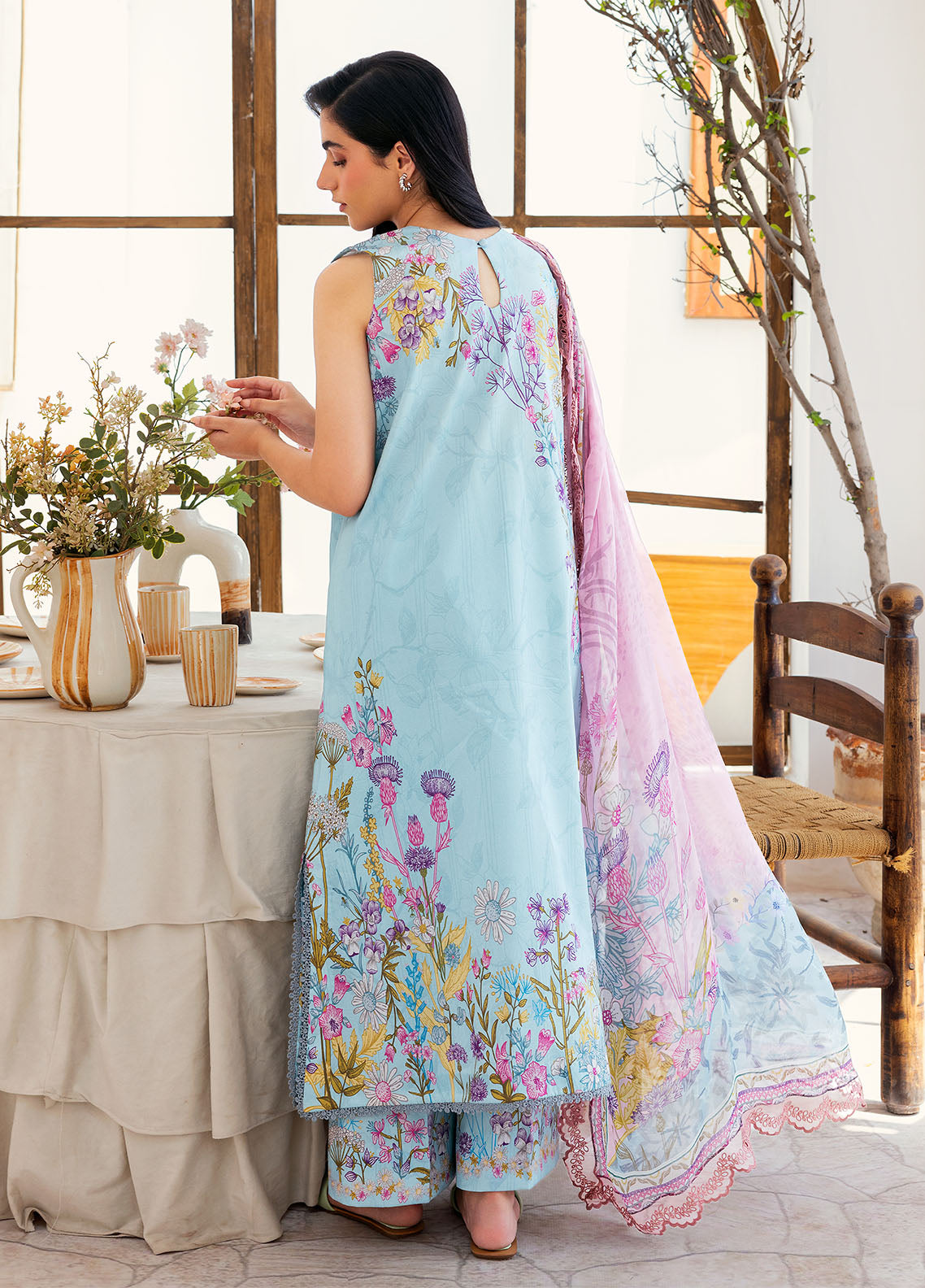 Florent Digital Printed Lawn Suits Unstitched 3 Piece FL25LP FL-09