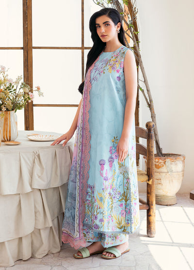 Florent Digital Printed Lawn Suits Unstitched 3 Piece FL25LP FL-09