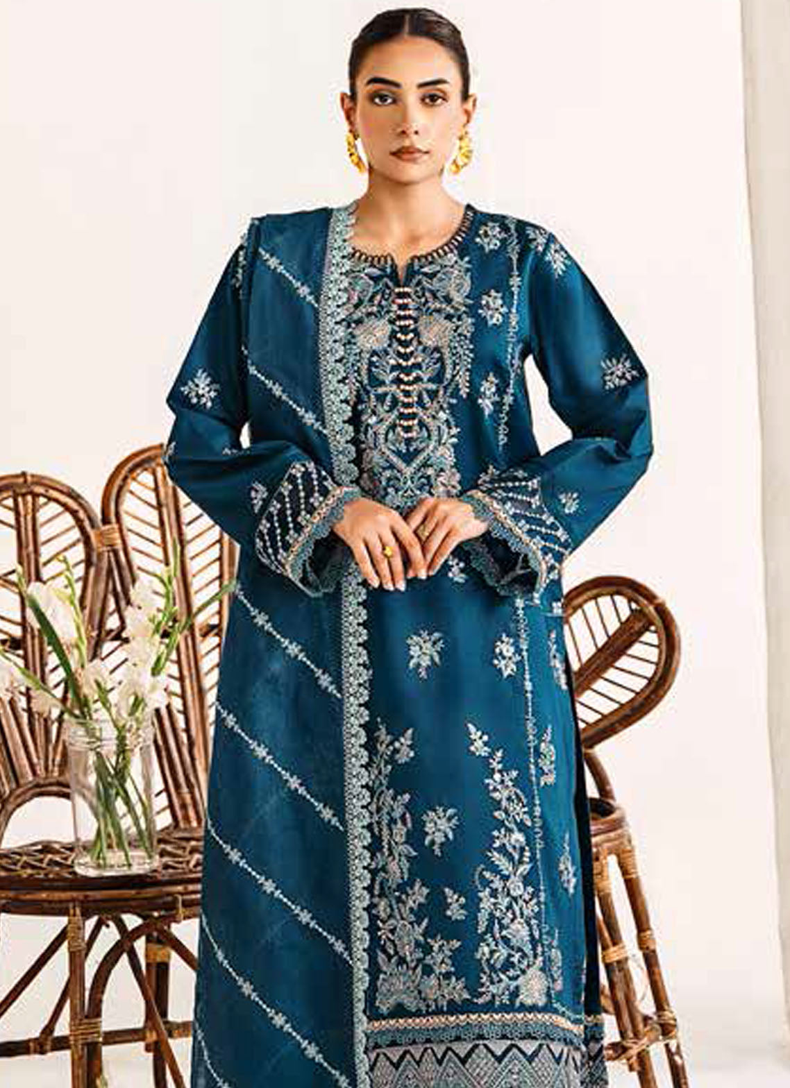 Florent Unstitched Festive Lawn Collection 2024 FL-8