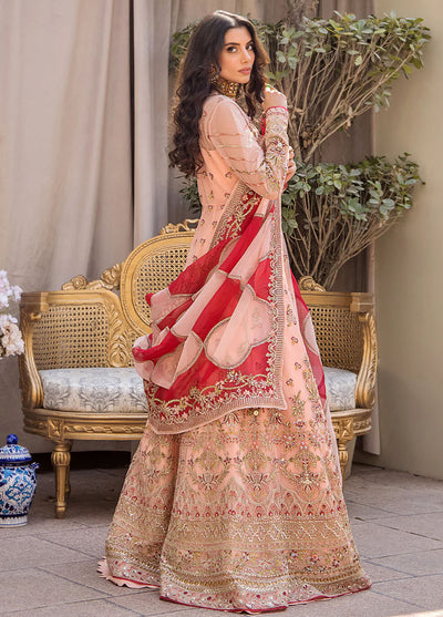 Fozia Khalid Pret Embroidered Net 3 Piece Suit Alena