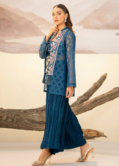 Fozia Khalid Pret Embroidered Organza 3 Piece Suit Aaliyah