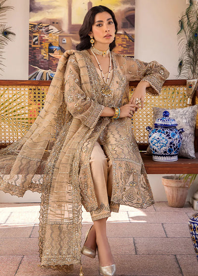 Fozia Khalid Pret Embroidered Organza 3 Piece Suit Lueur