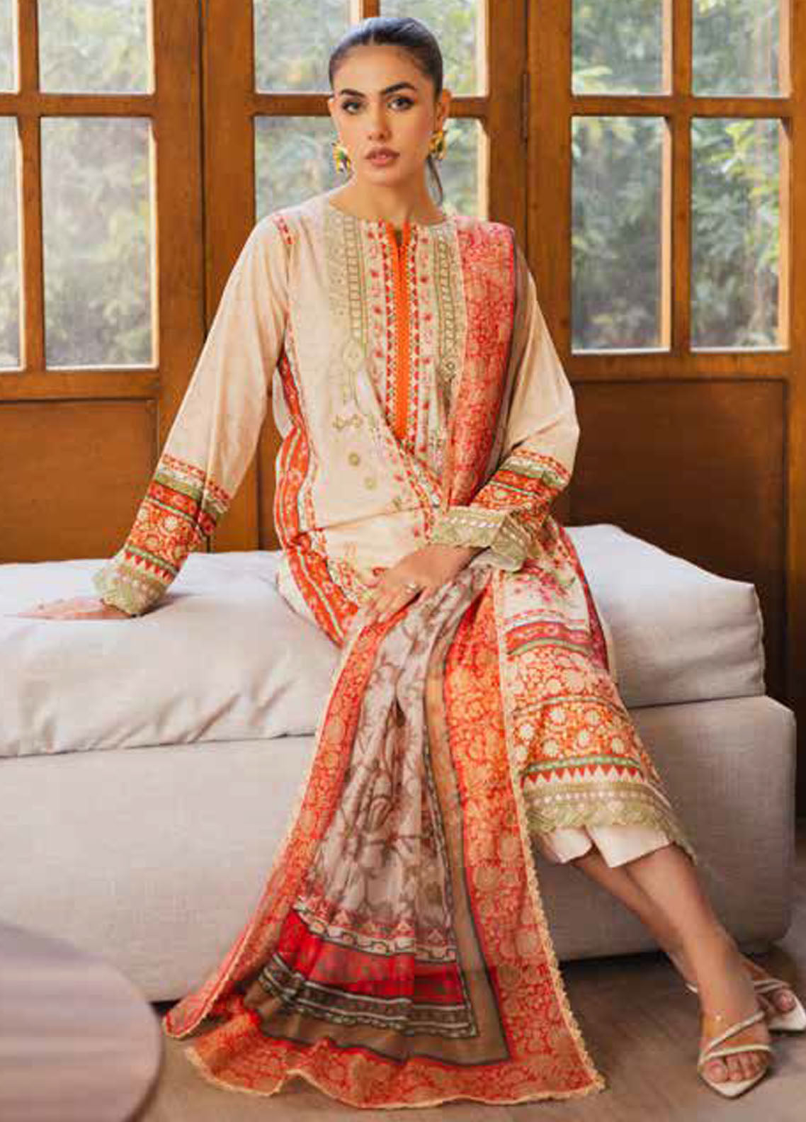 Zen by Freesia Unstitched Summer Collection 2025 FW-50074 Zaynab