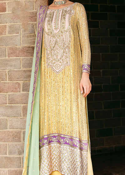 Freesia Premium Embroidered Suit Unstitched 3 Piece FRE24UF FS-40011 Dael - Formal Collection