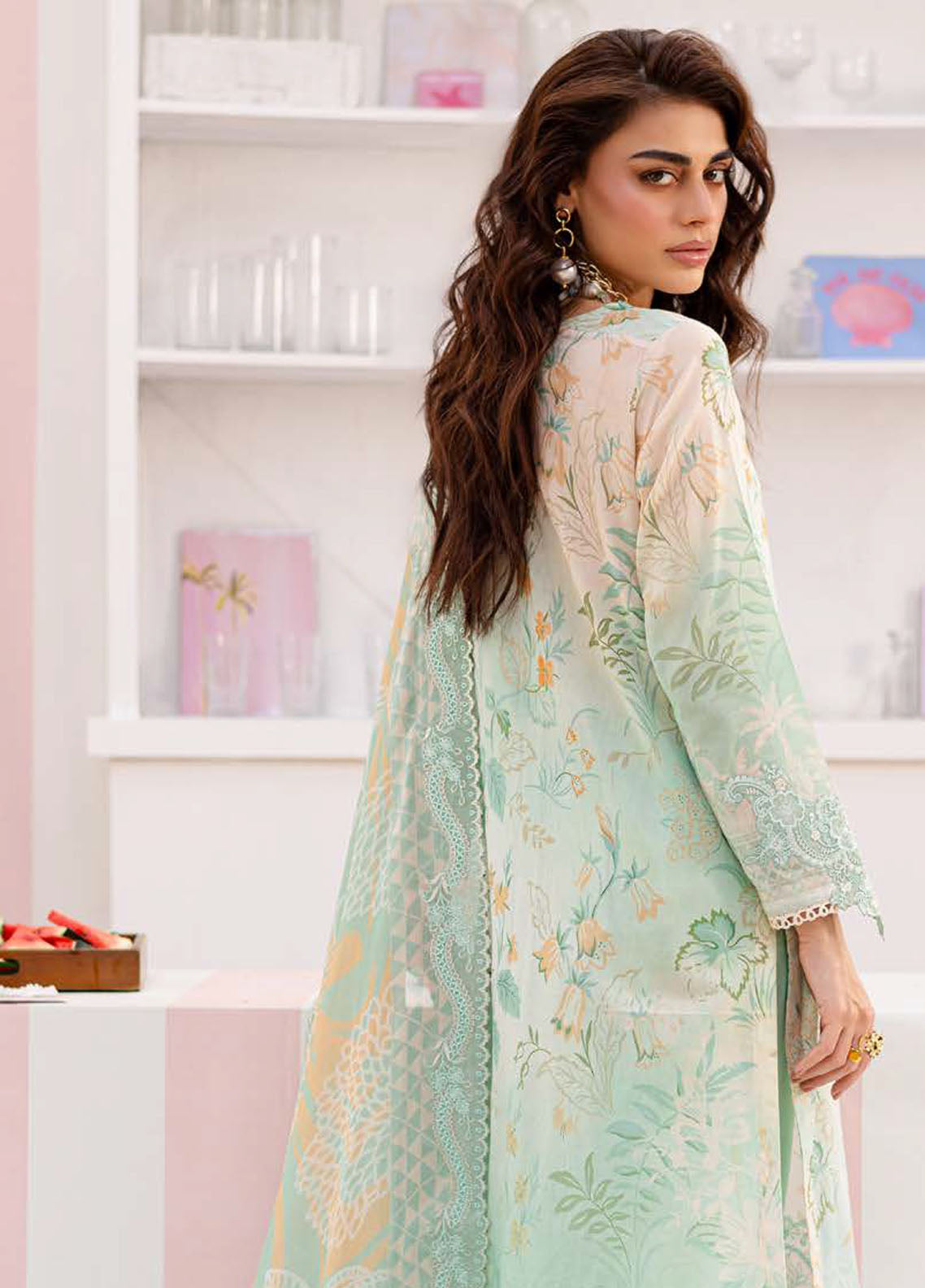 Gardenia by Nureh Embroidered N Printed Lawn Suits Unstitched 3 Piece NU25GEP NSG-191