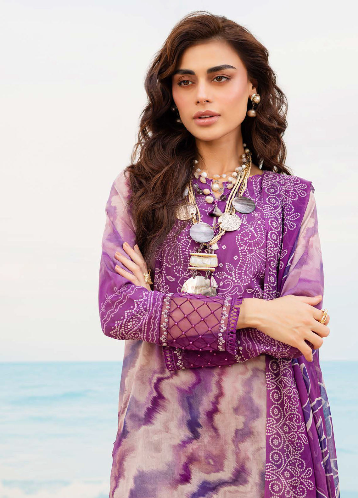 Gardenia by Nureh Embroidered N Printed Lawn Suits Unstitched 3 Piece NU25GEP NSG-196
