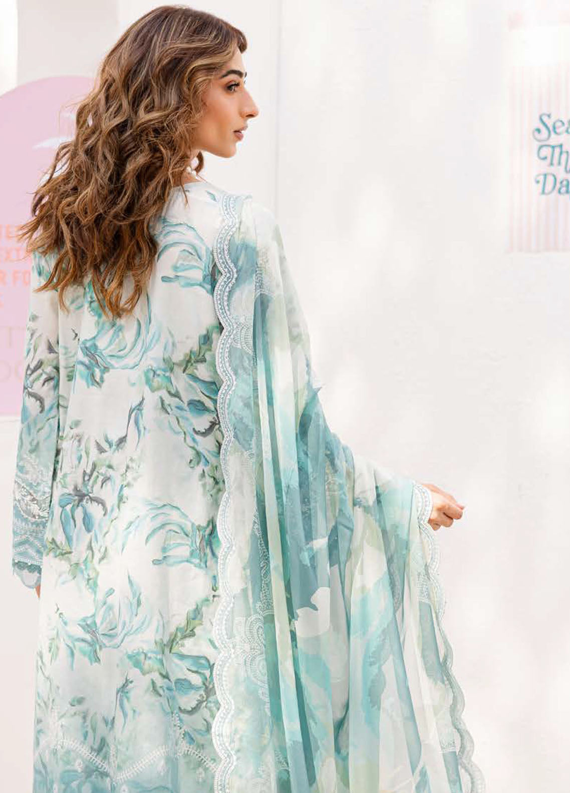 Gardenia by Nureh Embroidered N Printed Lawn Suits Unstitched 3 Piece NU25GEP NSG-187