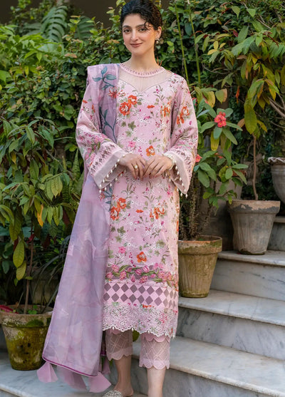 Gulkari by Asifa and Nabeel Unstitched Summer Collection 2025 GKL-09 Blossom Zephyr