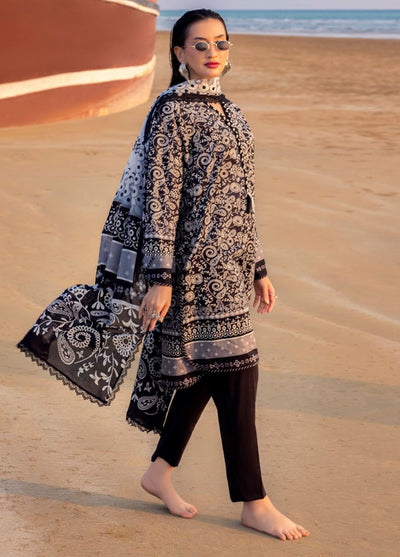 Gul Ahmed Printed Lawn Suits Unstitched 3 Piece GA25NB B-52001