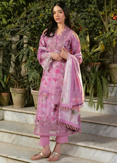 Gulkari by Asifa and Nabeel Unstitched Summer Collection 2025 GKL-10 Dawn Petals