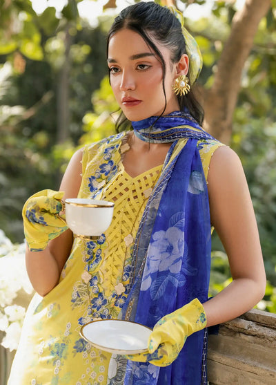 Gulkari by Asifa and Nabeel Unstitched Summer Collection 2025 GKL-15 Sunlit Breeze