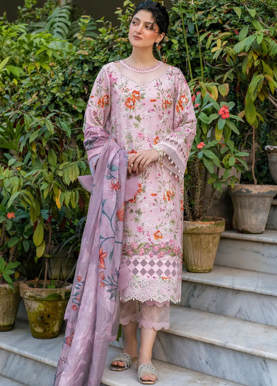 Gulkari by Asifa and Nabeel Unstitched Summer Collection 2025 GKL-09 Blossom Zephyr