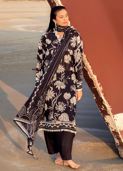 Gul Ahmed Printed Lawn Suits Unstitched 3 Piece GA25NB B-52004