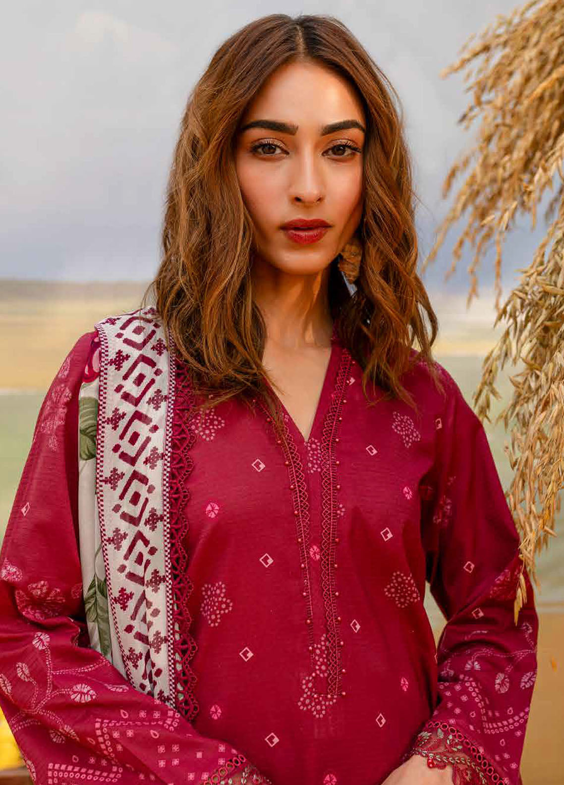 Gardenia by Nureh Embroidered Lawn Suit Unstitched 3 Piece NSG-181