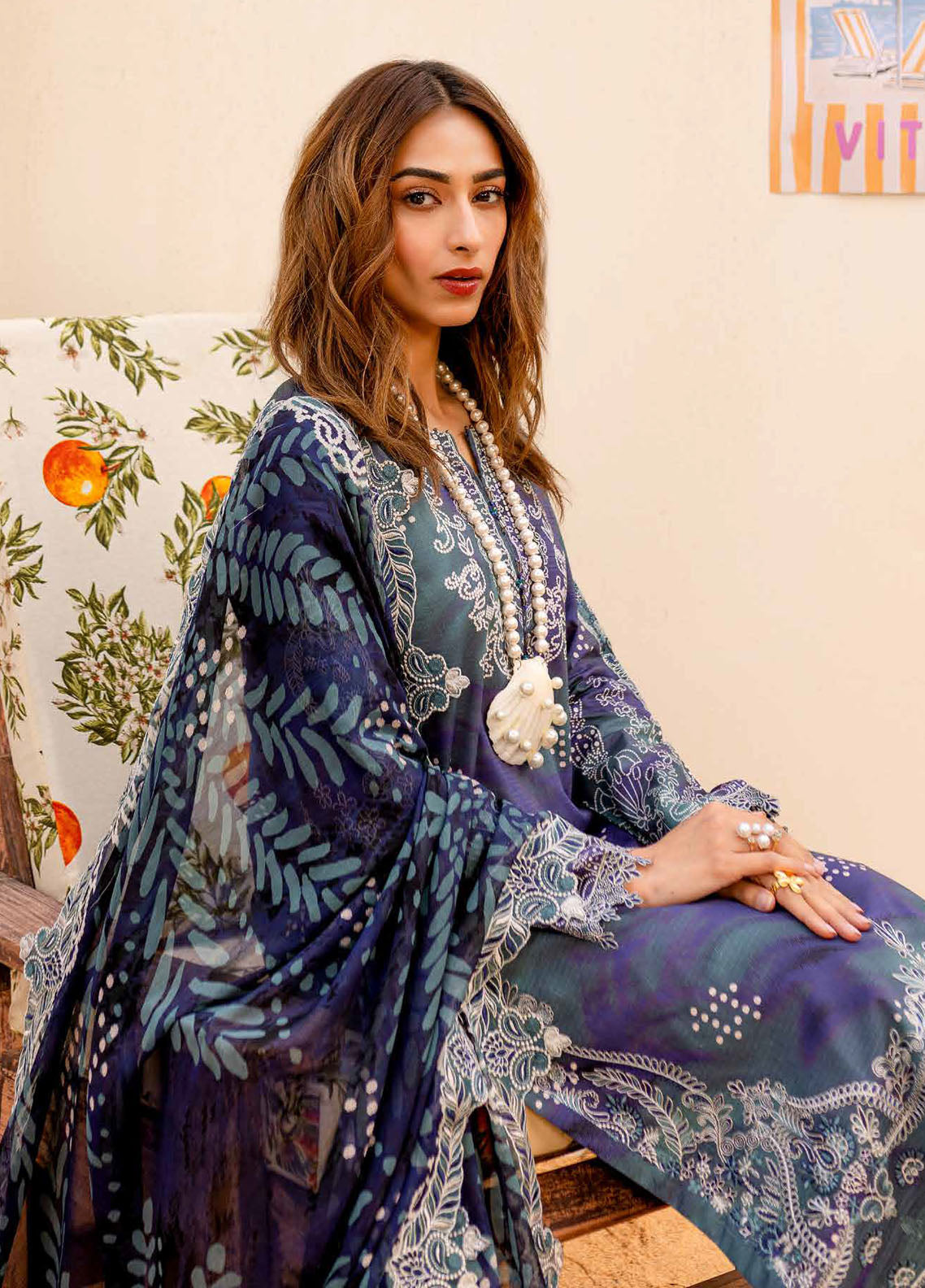 Gardenia by Nureh Embroidered Lawn Suit Unstitched 3 Piece NSG-186