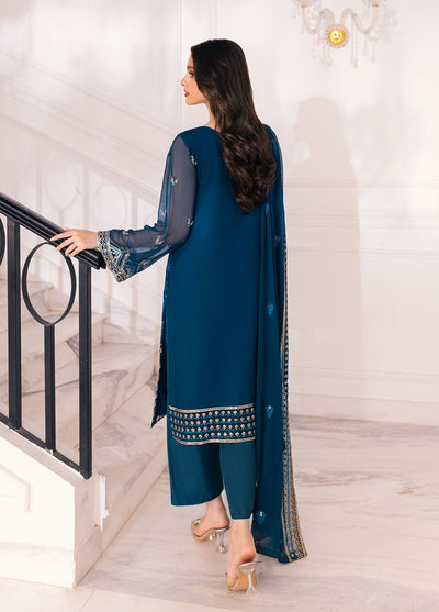 Sahane Ready To Wear Chiffon 3 Piece Suit SAH-1003 Genevieve - Pret Collection