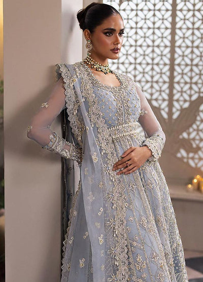 Gossamer By Zaha Embroidered Organza Suit Unstitched 3 Piece ZL24G D-01 Sofina - Formal Collection