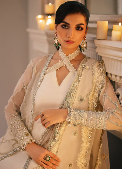 Gossamer By Zaha Embroidered Organza Suit Unstitched 3 Piece ZL24G D-02 Leiyn - Formal Collection