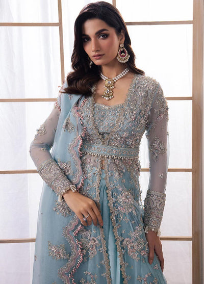 Gossamer By Zaha Embroidered Organza Suit Unstitched 3 Piece ZL24G D-04 Kiana - Formal Collection