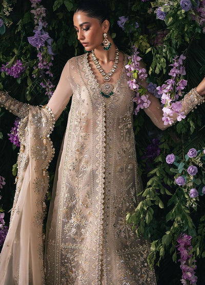 Gossamer By Zaha Embroidered Organza Suit Unstitched 3 Piece ZL24G D-06 Talia - Formal Collection