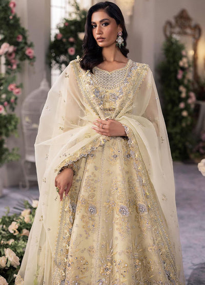 Gossamer By Zaha Embroidered Organza Suit Unstitched 3 Piece ZL24G D-08 Solelia - Formal Collection