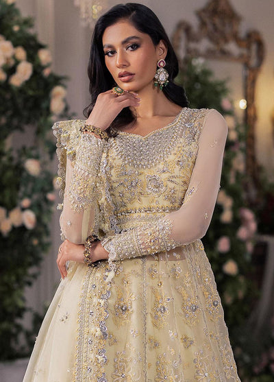 Gossamer By Zaha Embroidered Organza Suit Unstitched 3 Piece ZL24G D-08 Solelia - Formal Collection