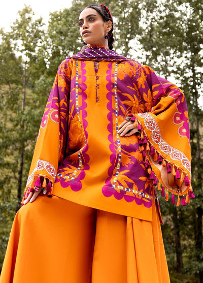 Gul Ahmed Embroidered Corduroy Suits Unstitched 3 Piece GA24UW CD-42008 - Winter Collection