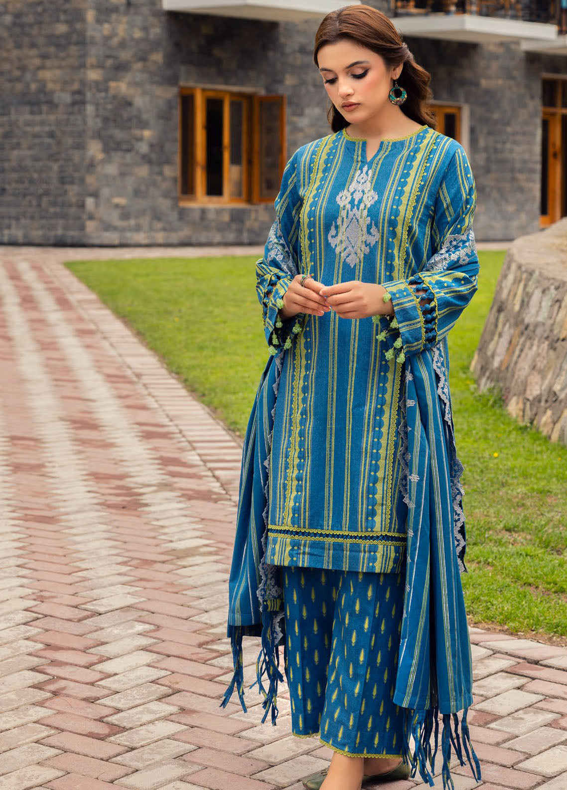 Gul Ahmed Embroidered Jacquard Suits Unstitched 3 Piece GA24UW MJ-42051 - Winter Collection